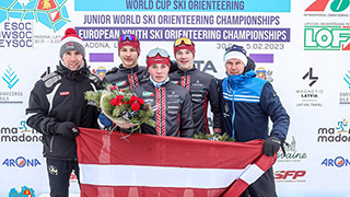 kegumaskola 2023 ziemas orientesanas EC stafete zelts featured